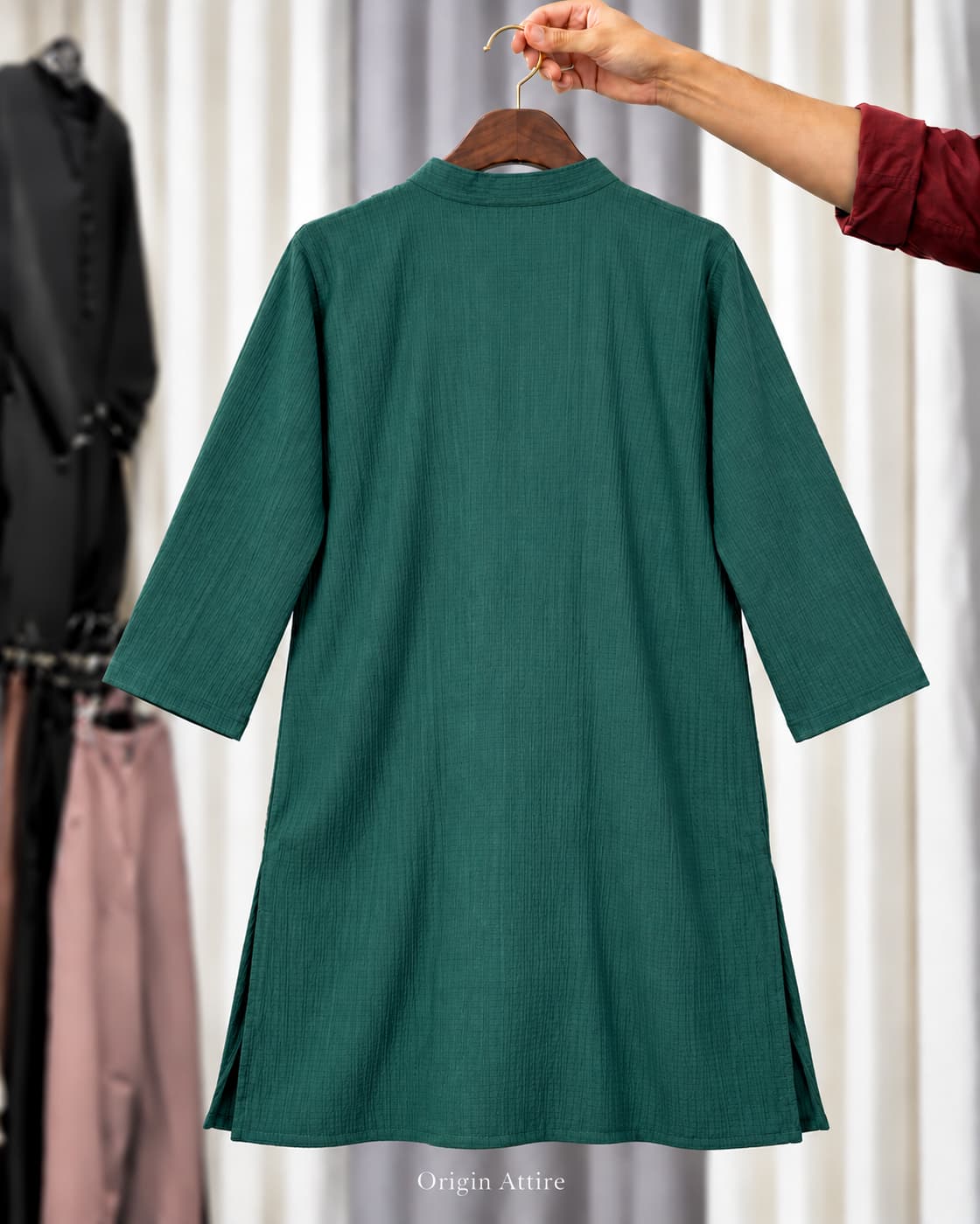 Embroidered Neck Kurti 1