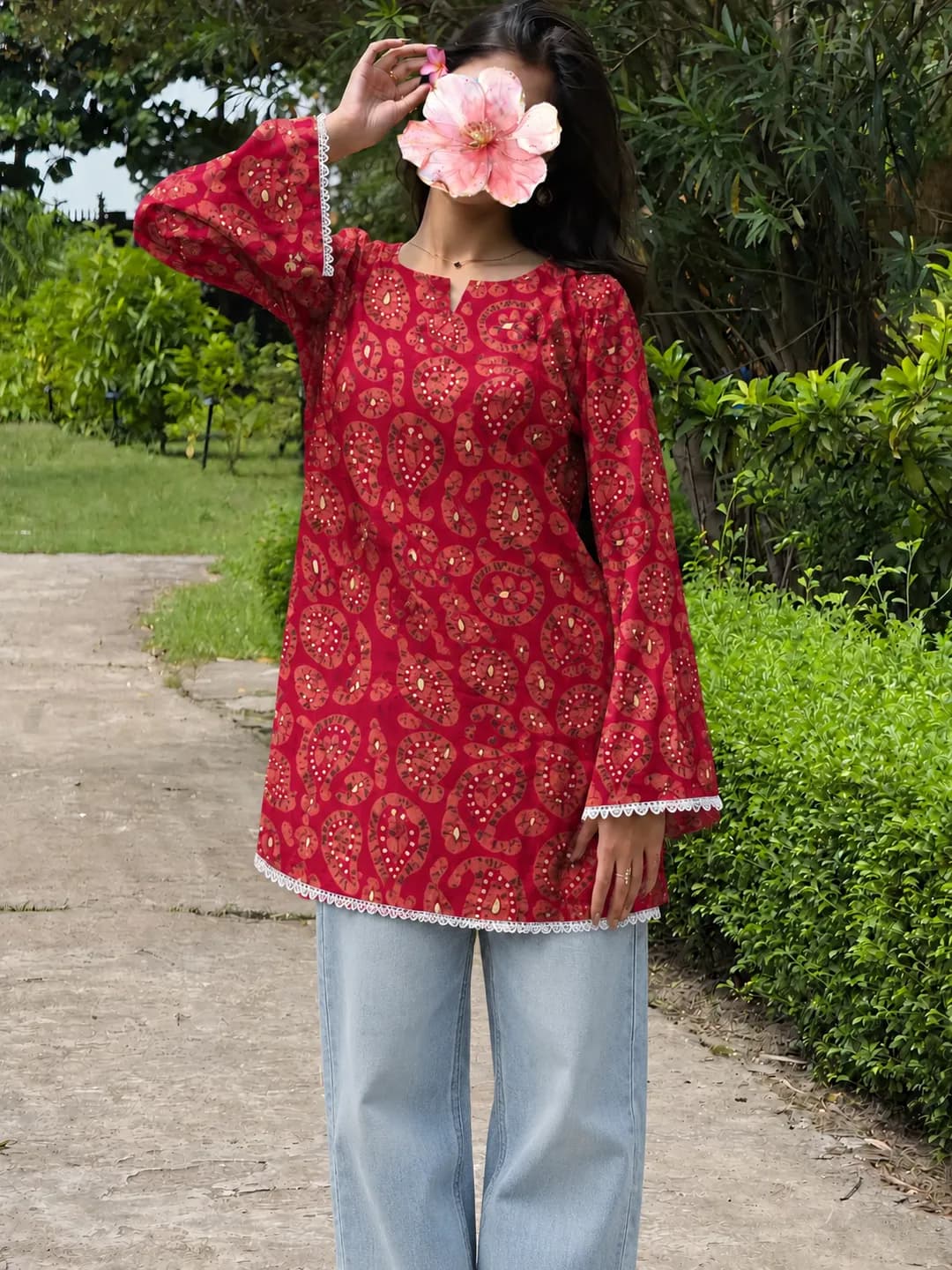 Floral Printed Kurti 2